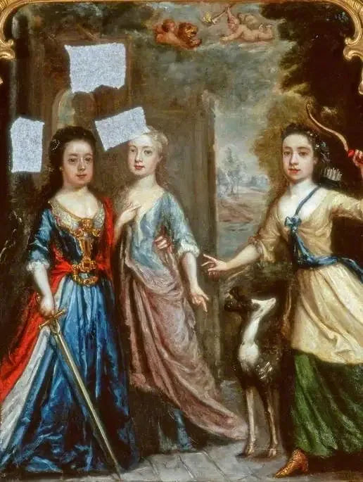 Porträtt av tre barn - Pierre Mignard