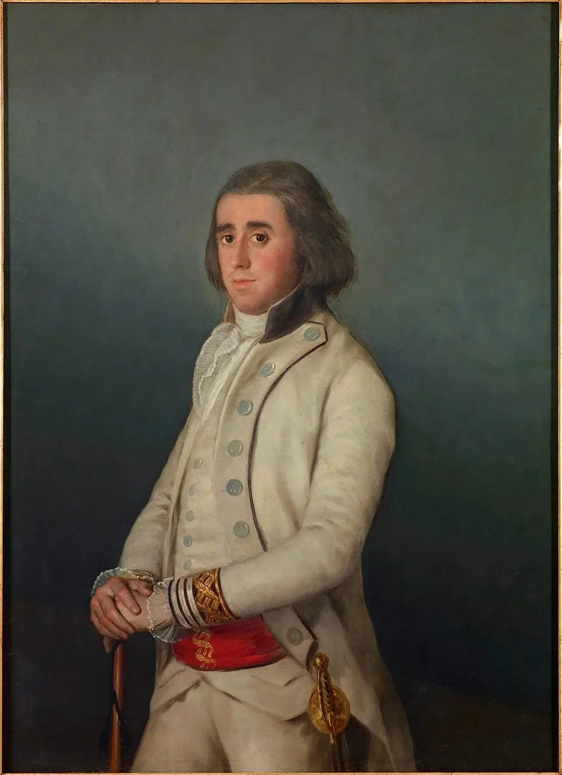 Porträtt av Valentín Bellvís de Moncada y Pizarro - Francisco de Goya