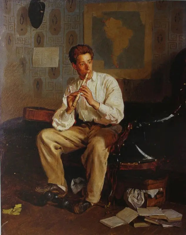 Porträtt av Vassili Répine - Ilya Repin