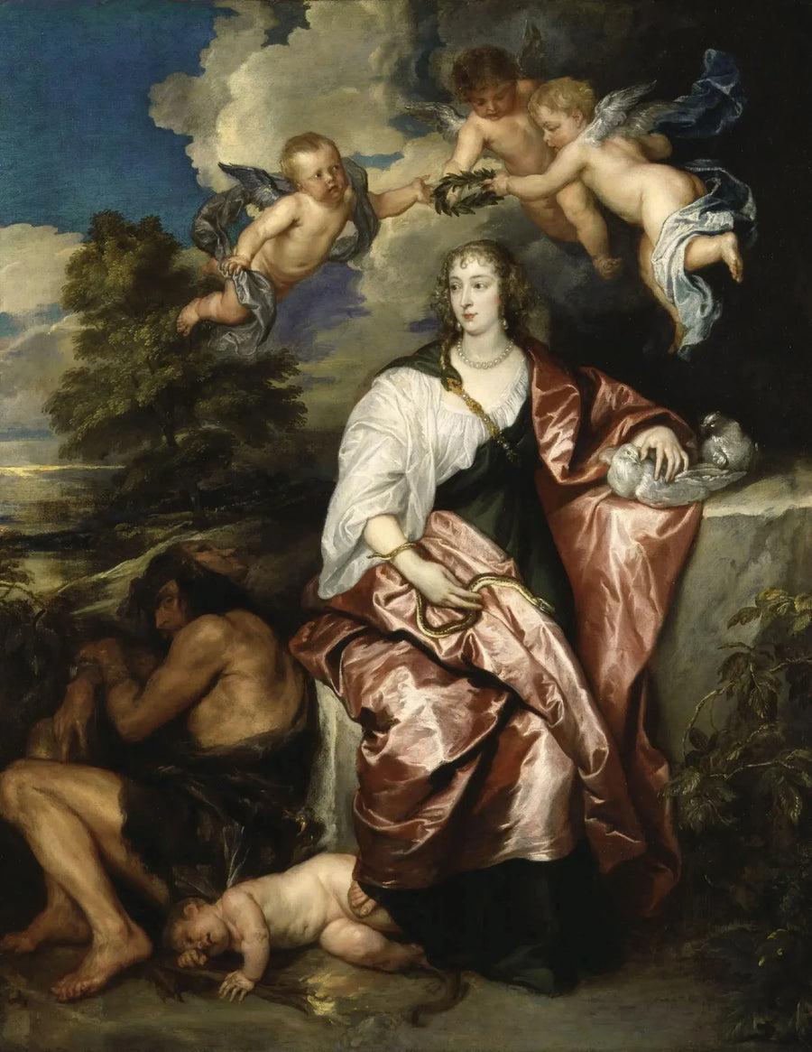Porträtt av Venetia, Lady Digby - Antoine van Dyck