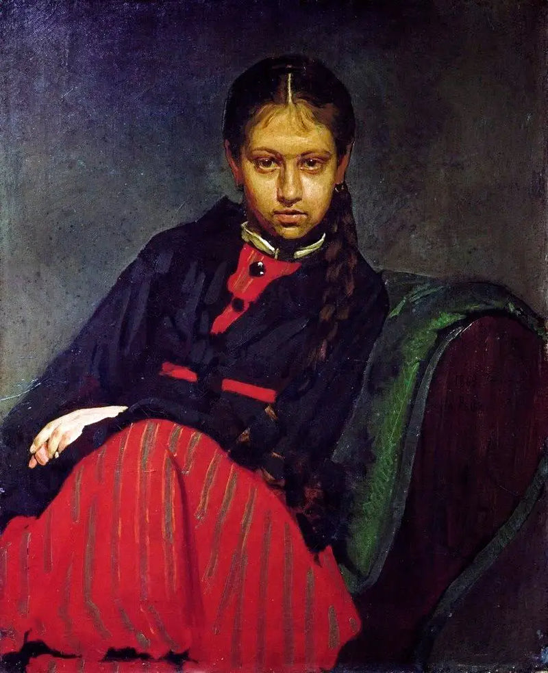 Porträtt av Vera Chevtsova - Ilya Repin