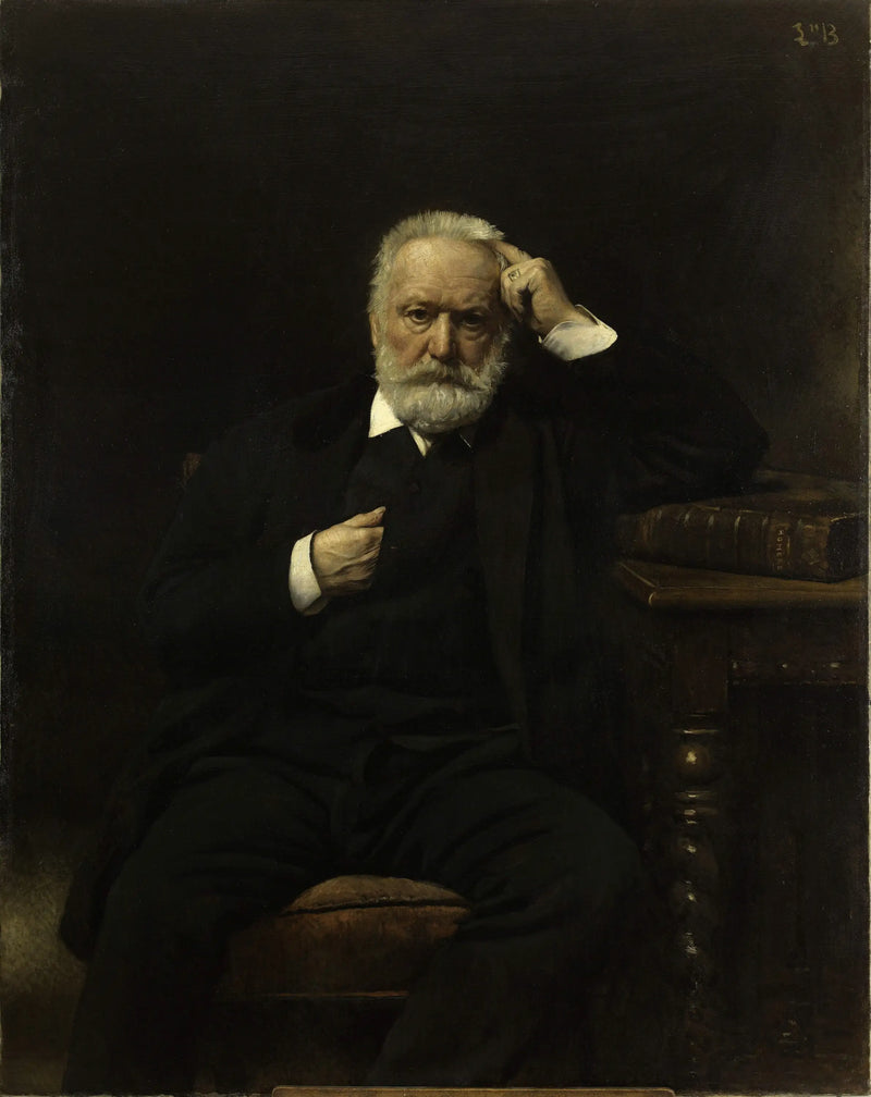 Porträtt av Victor Hugo - Léon Bonnat