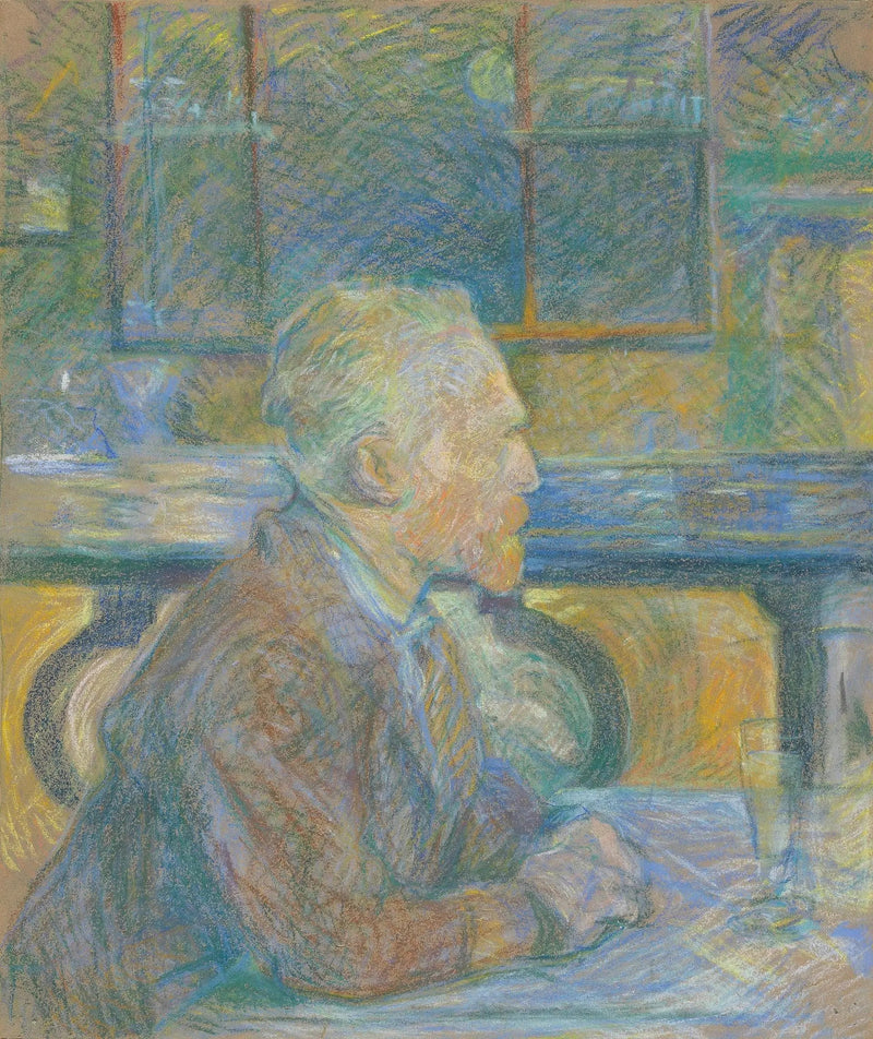 Porträtt av Vincent van Gogh - Henri de Toulouse-Lautrec