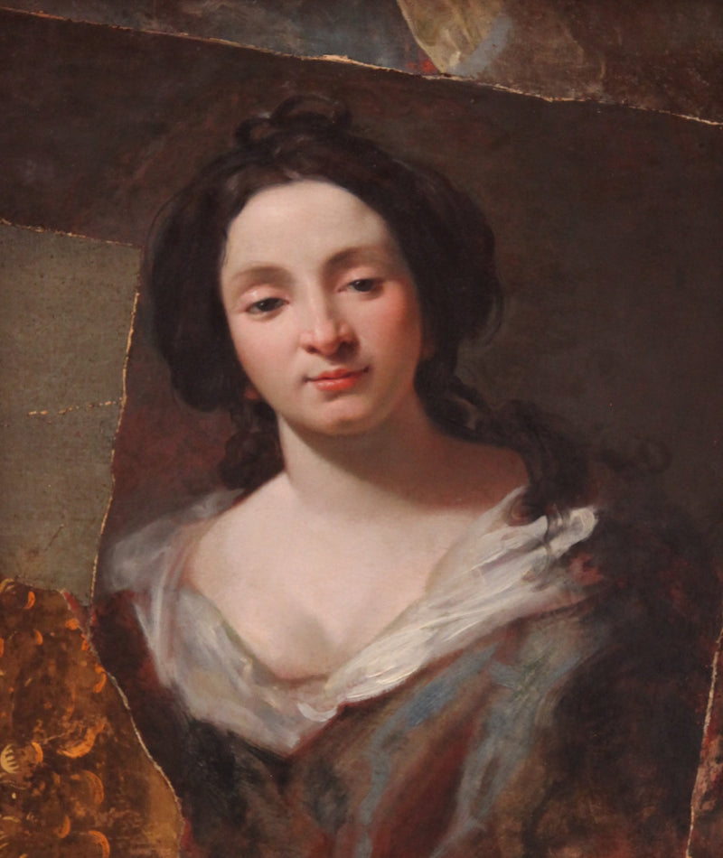Virginia da Vezzo-porträtt - Simon Vouet