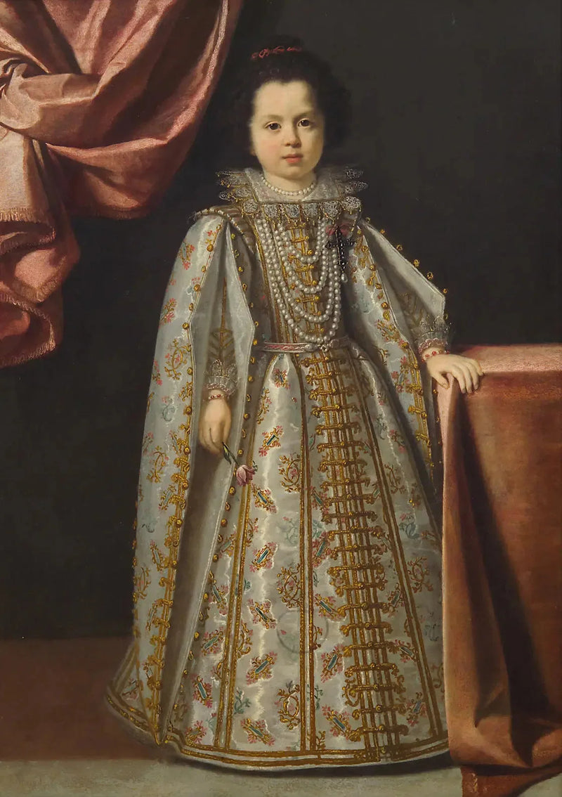 Porträtt av Vittoria della Rovere (1622-1694) i åldern 4 eller 5 år - Lorenzo Lippi