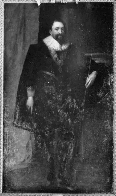 Porträtt av William Herbert, 3:e earl av Pembroke (1580-1630) - Antoine van Dyck