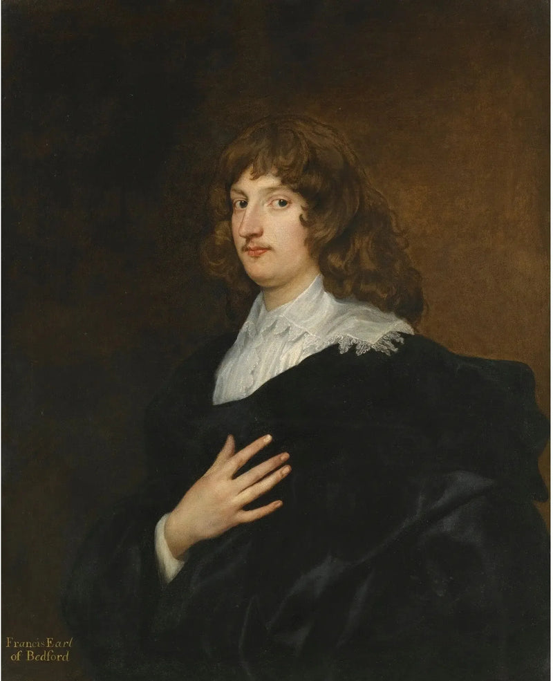 Porträtt av William Russell, 5:e earl och senare 1:a hertig av Bedford - Antoine van Dyck