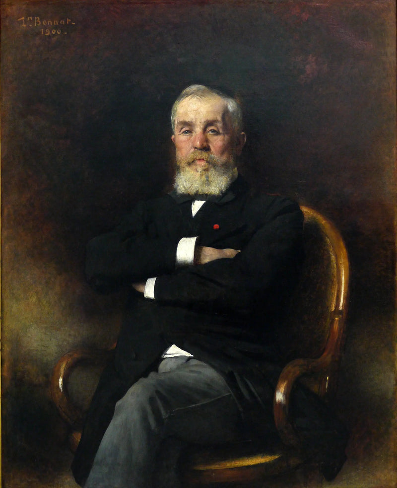 Porträtt av Émile Loubet - Léon Bonnat