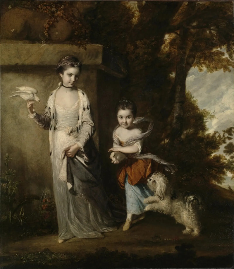 Porträtt av damerna Amabel och Mary Jemima Yorke - Joshua Reynolds
