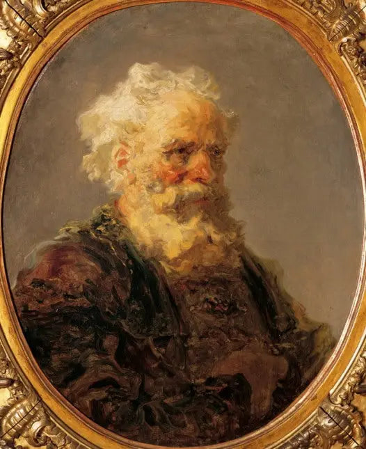 Porträtt av en äldre man - Jean-Honoré Fragonard