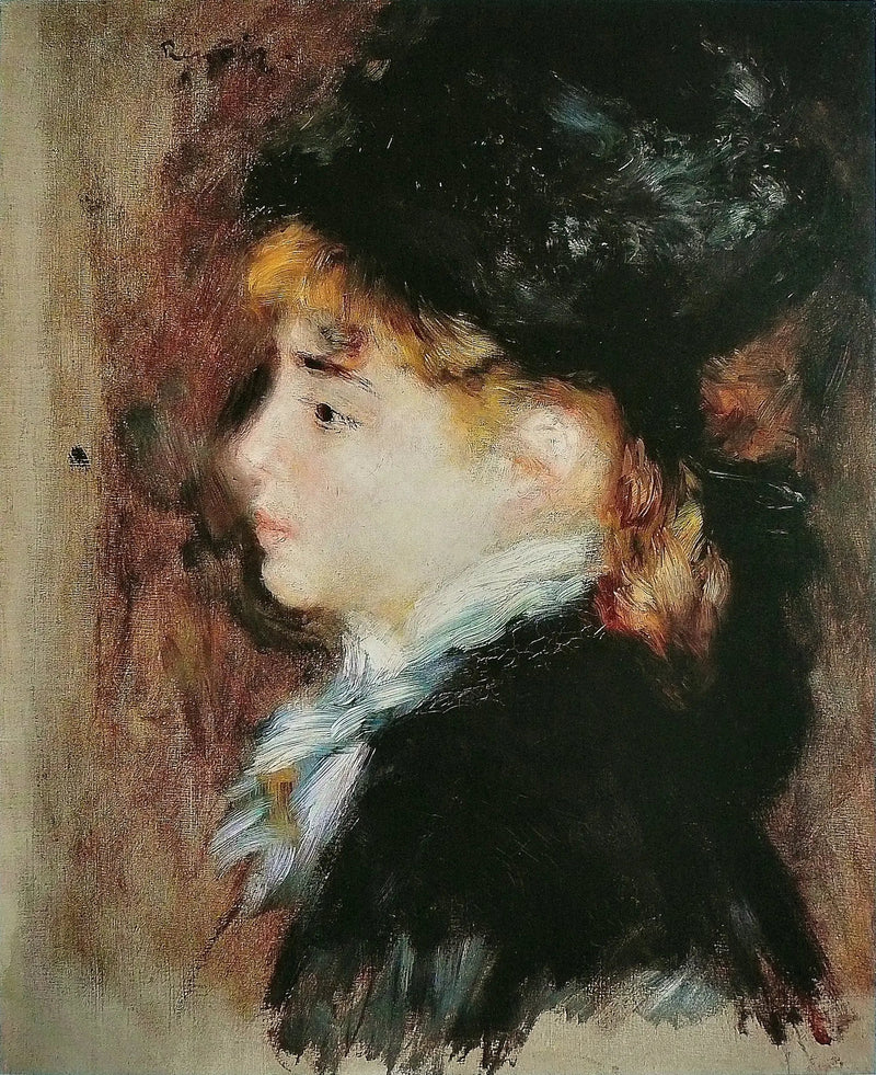 Porträtt som kallas Margot - Pierre-Auguste Renoir