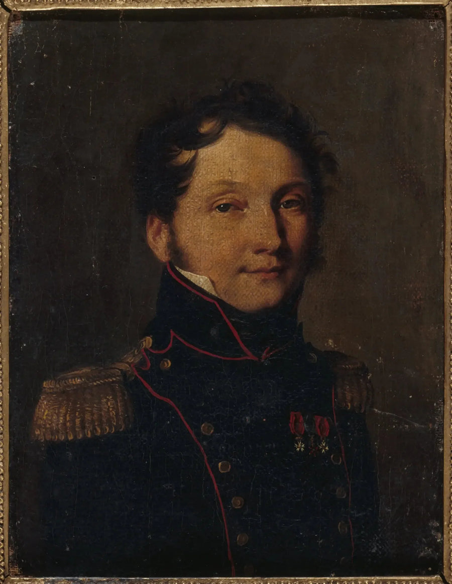 Porträtt kallat kapten Jules Raulin - Louis-Léopold Boilly