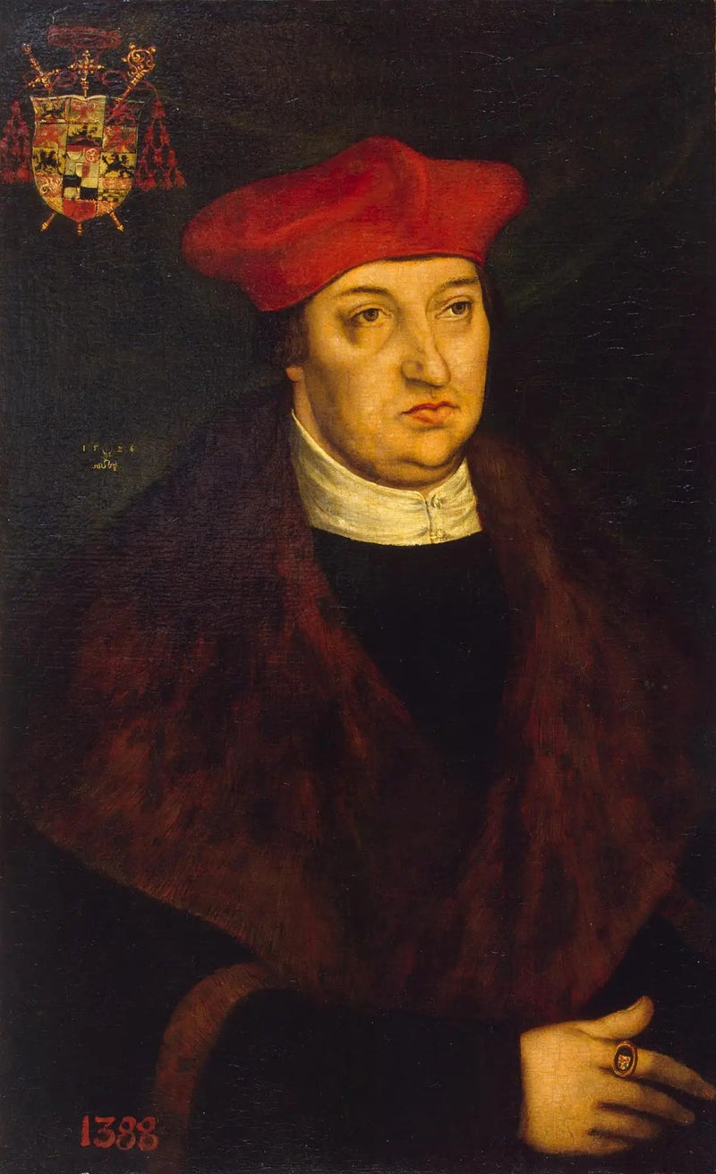 Porträtt av kardinal Albrecht av Brandenburg - Lucas Cranach den äldre