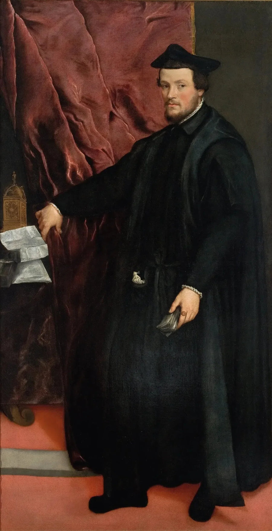 Porträtt av kardinalen Cristoforo Madruzzo - Titian