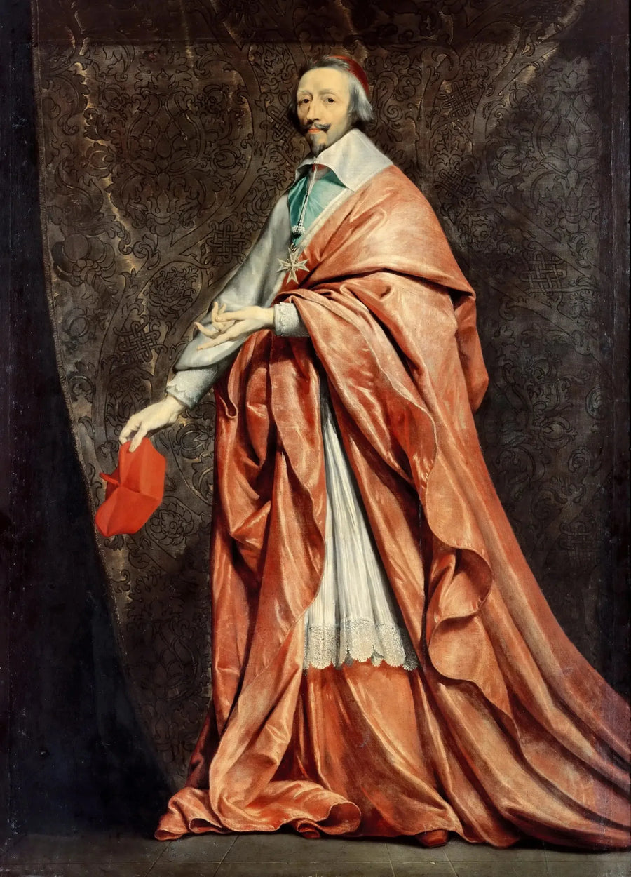 Porträtt av kardinal Richelieu - Philippe de Champaigne