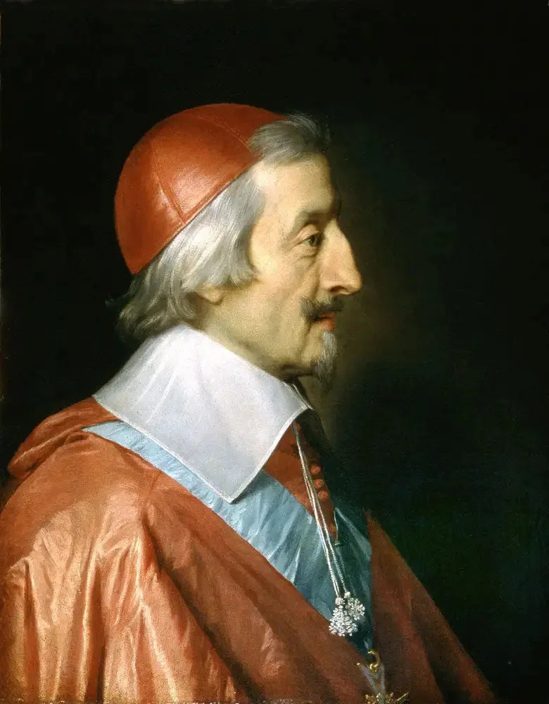 Porträtt av kardinal Richelieu - Philippe de Champaigne