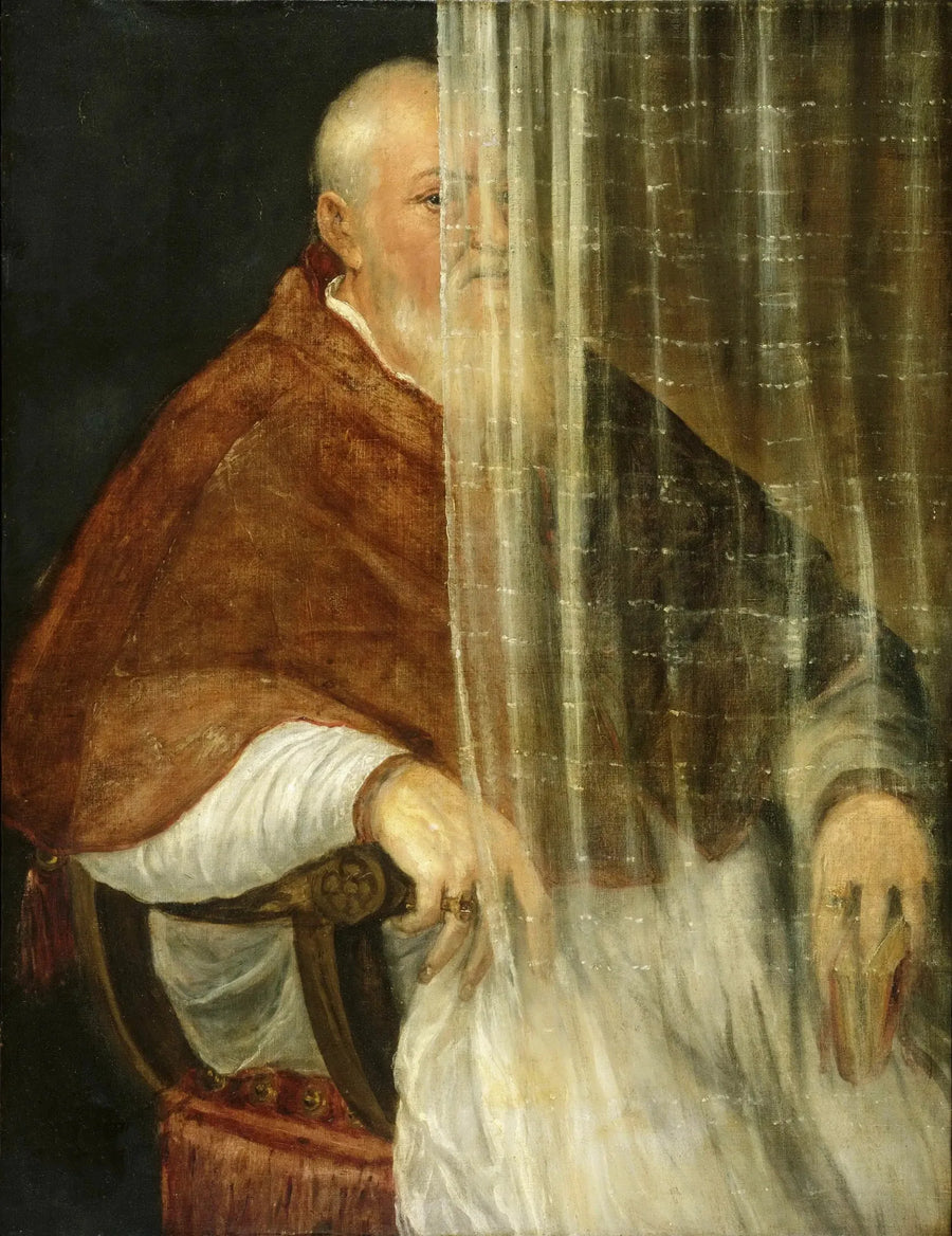 Porträtt av kardinalen Filippo Archinto - Titian