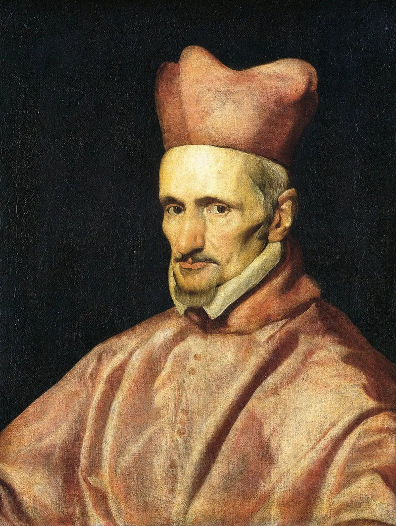 Porträtt av kardinal Gaspar de Borja y Velasco - Diego Velázquez