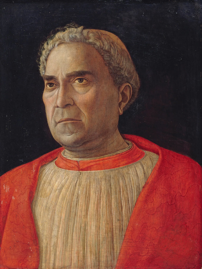 Porträtt av kardinal Ludovico Trevisan - Andrea Mantegna