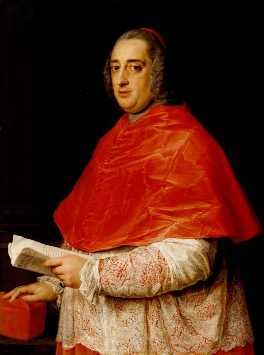 Porträtt av kardinalen Prospero Colonna di Sciarra - Pompeo Batoni