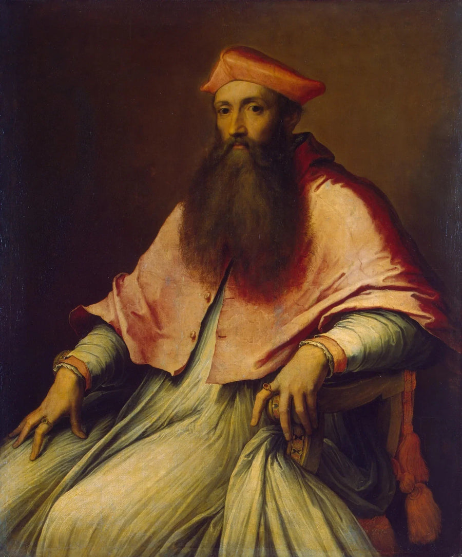 Porträtt av kardinalen Reginald Pole - Sebastiano del Piombo