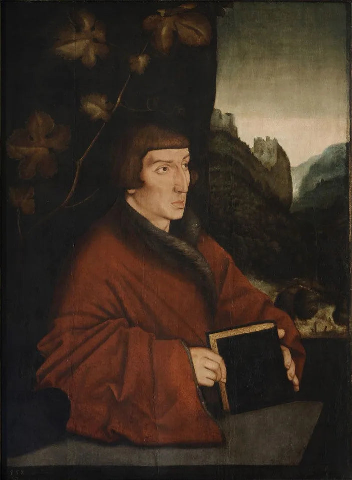 Porträtt av kaniken Ambrosius Volmar Keller - Hans Baldung Grien