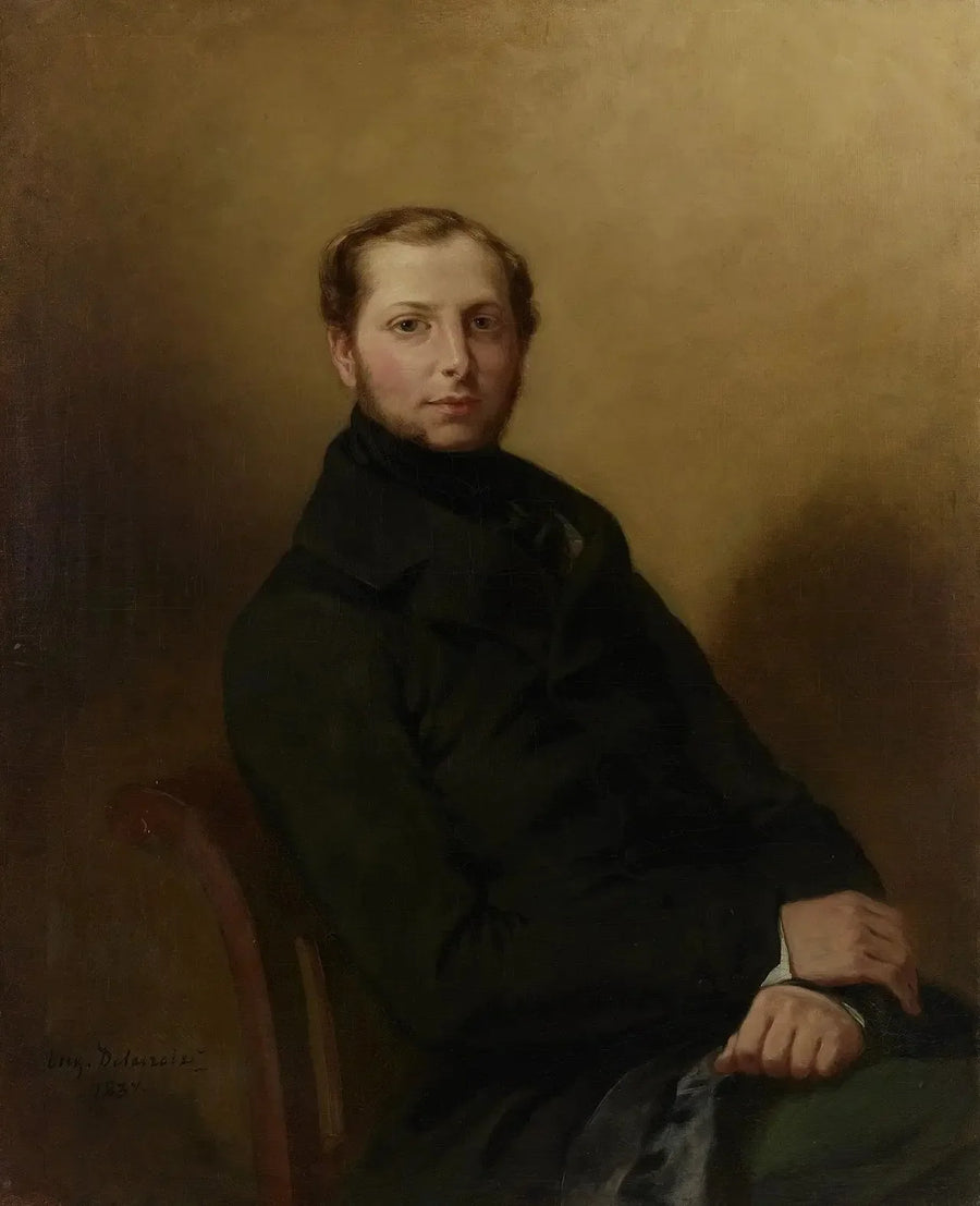 Porträtt av greven Charles de Mornay - Eugène Delacroix