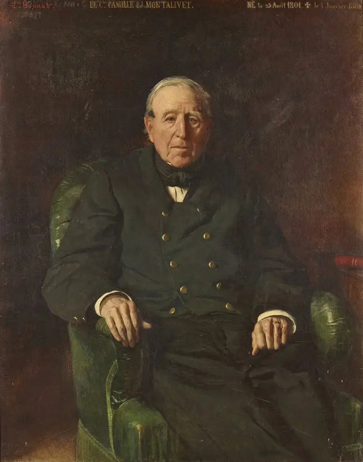 Porträtt av greve de Montalivet - Léon Bonnat
