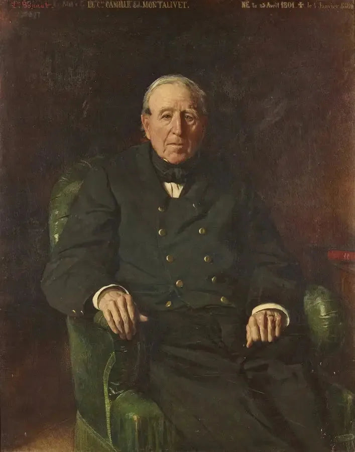 Porträtt av greve de Montalivet - Léon Bonnat