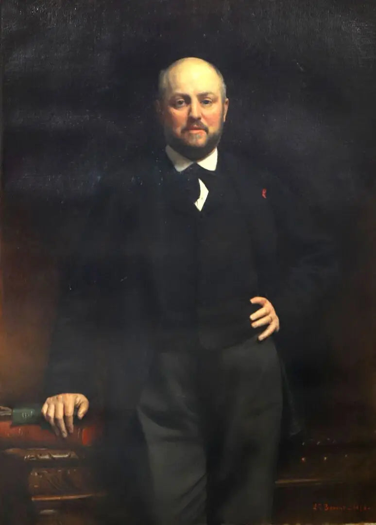 Porträtt av greve Frédéric Alexis Louis Pillet-Will - Léon Bonnat