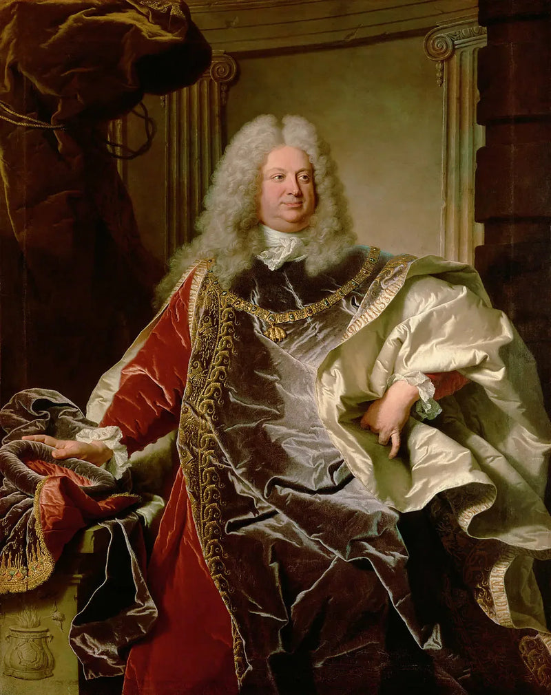 Porträtt av greve Sinzendorf av Hyacinthe Rigaud - Hyacinthe Rigaud