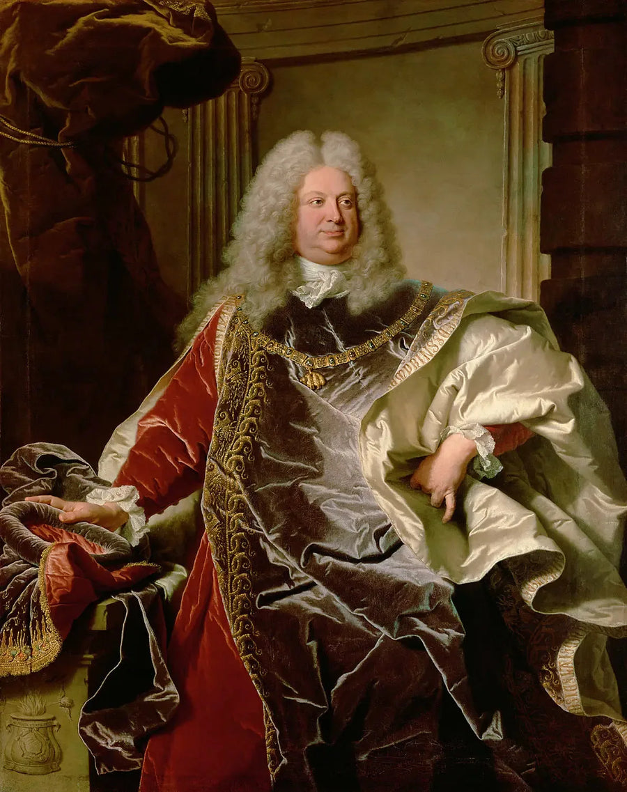 Porträtt av greve Sinzendorf av Hyacinthe Rigaud - Hyacinthe Rigaud