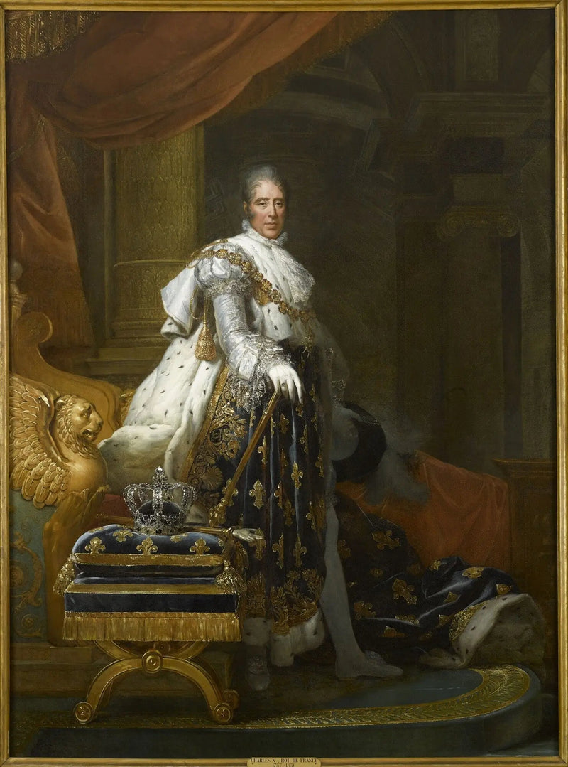 Porträtt av kröningen av Karl X - François Gérard