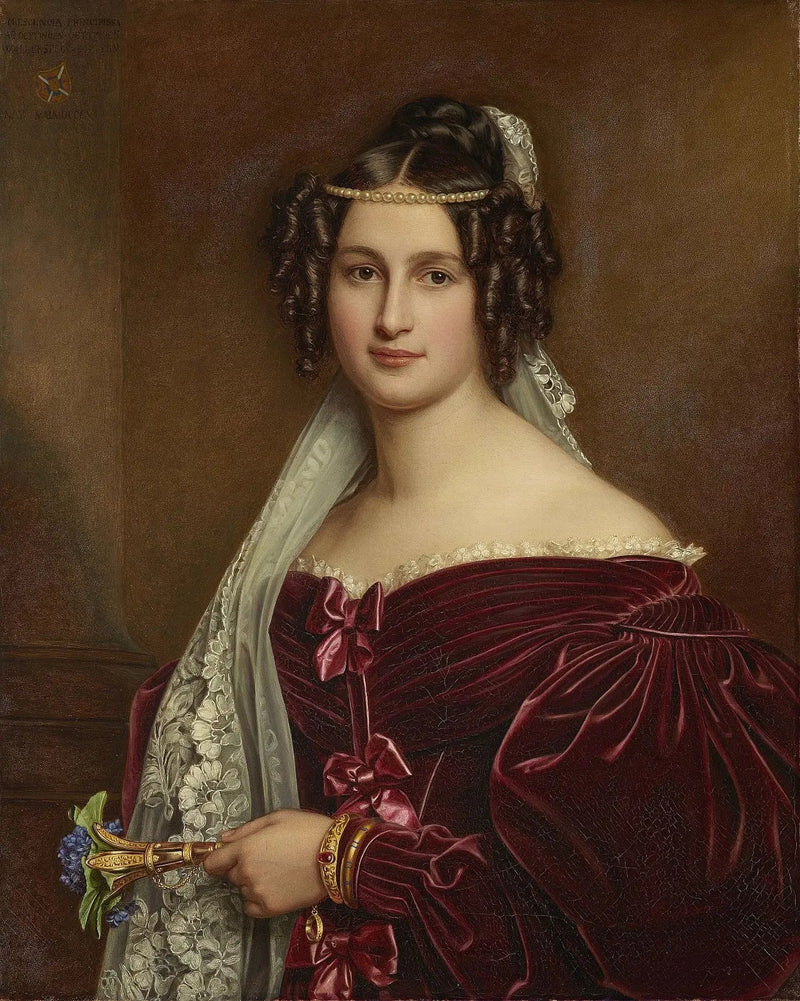 Porträtt av Crescentia Bourgin - Joseph Karl Stieler