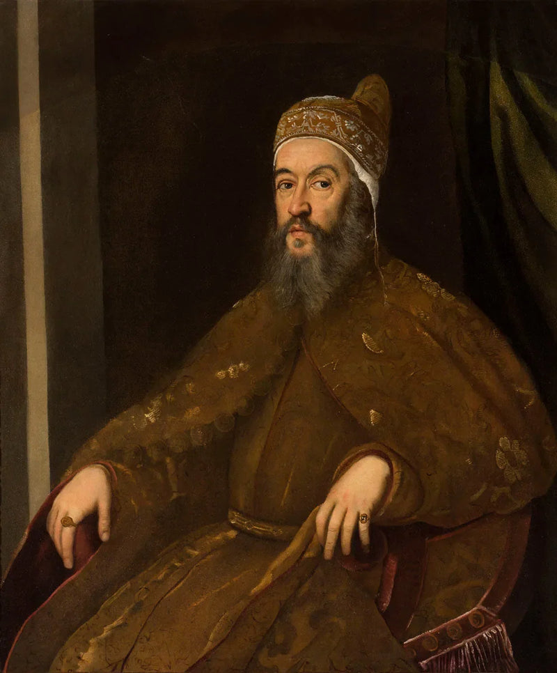 Porträtt av Doge Alvise Mocenigo - Jacopo Tintoretto
