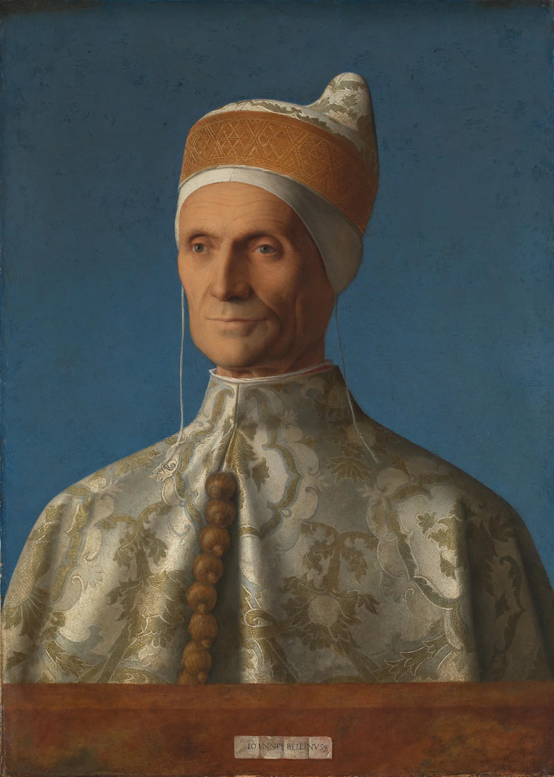 porträtt av doge Léonard Loredan - Giovanni Bellini