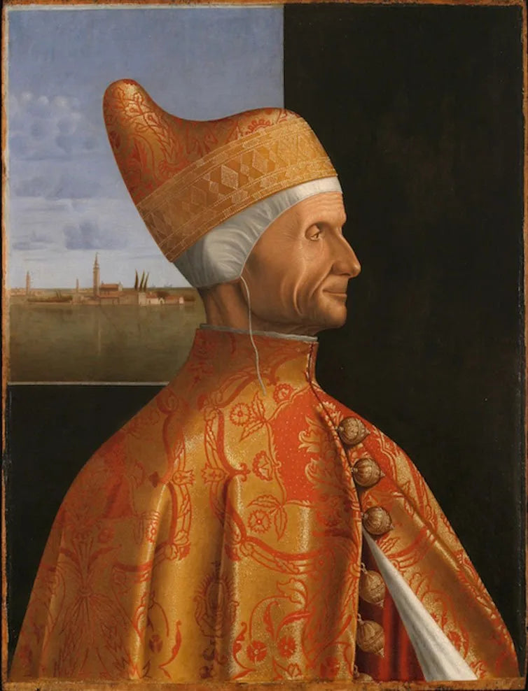 Porträtt av Doge Léonard Loredan - Vittore Carpaccio