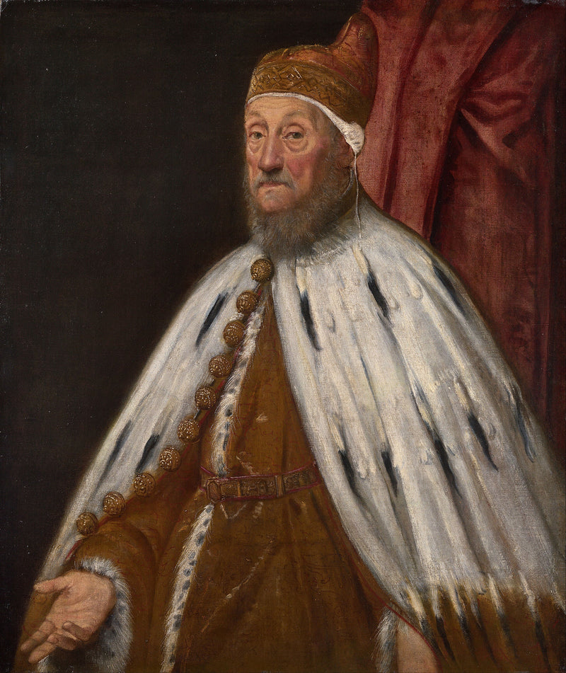 Porträtt av doge Pietro Loredano - Jacopo Tintoretto