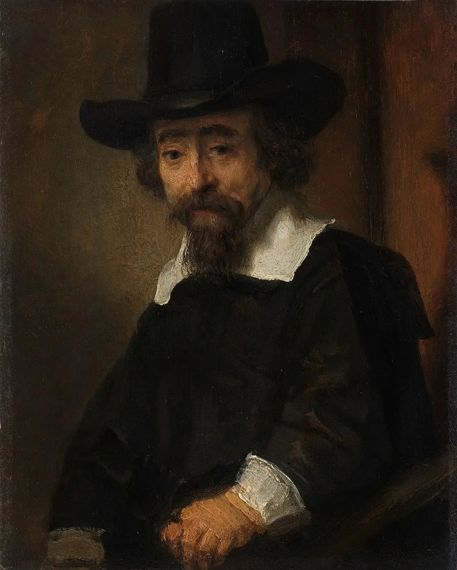 Porträtt av Dr Ephraïm Bueno - Rembrandt