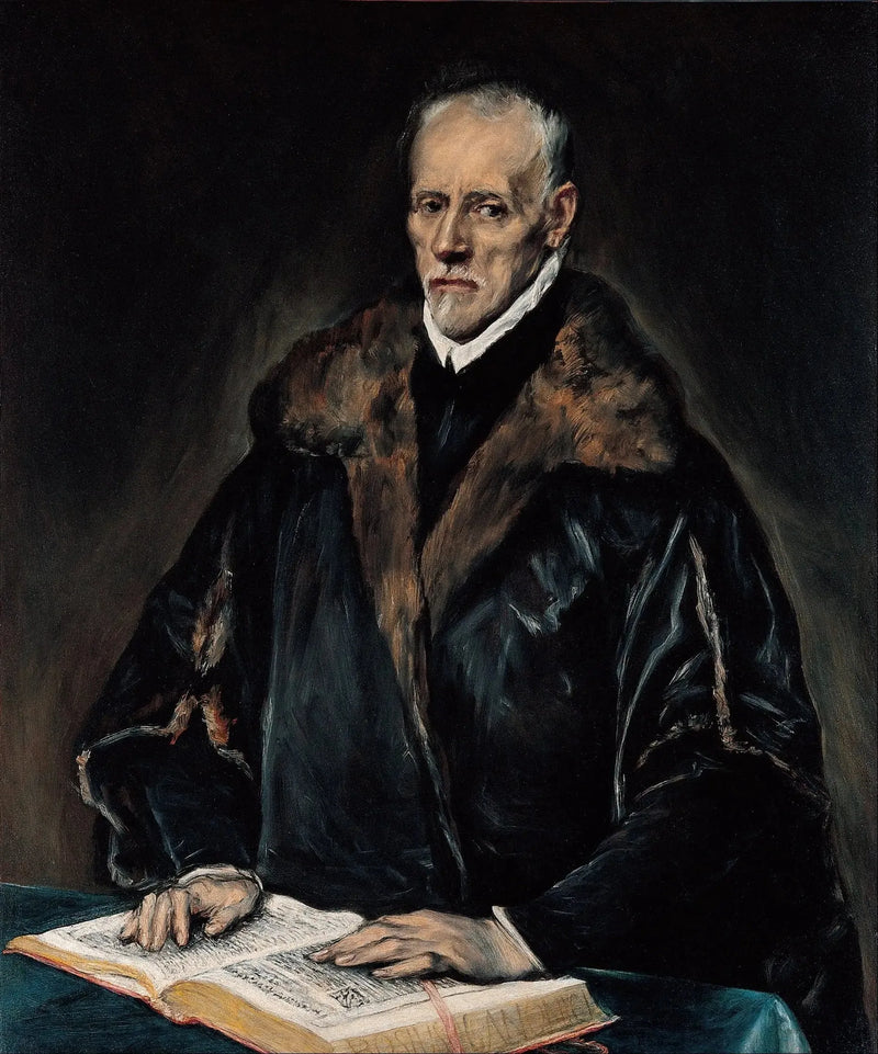 Porträtt av Dr. Francisco de Pise - El Greco