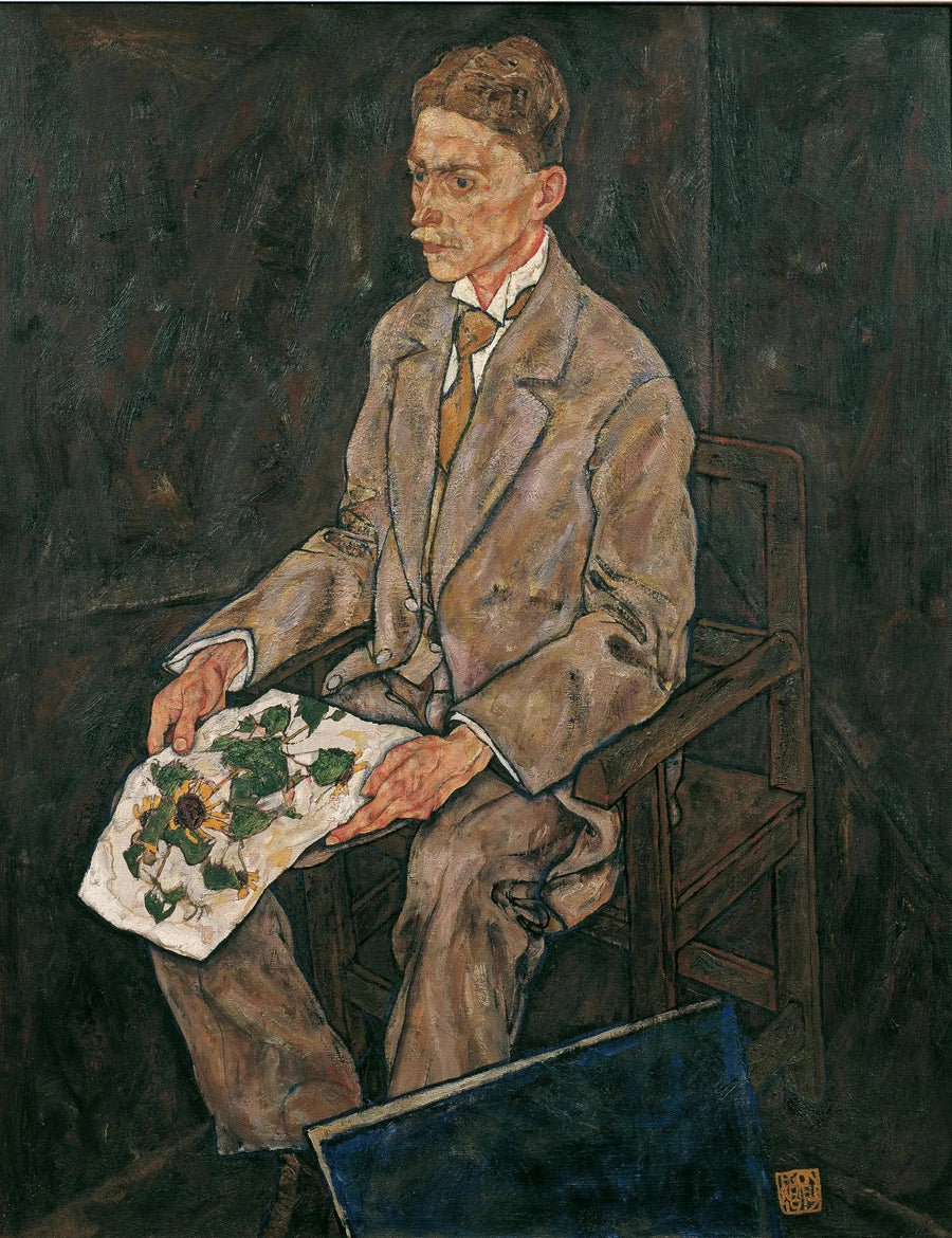 Porträtt av Dr Franz Martin Haberditzl - Egon Schiele