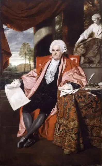 Porträtt av Dr John Ash (1723-1798) - Joshua Reynolds