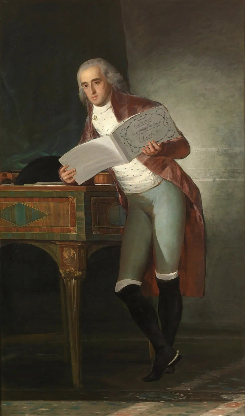 porträtt av hertig av Alba - Francisco de Goya