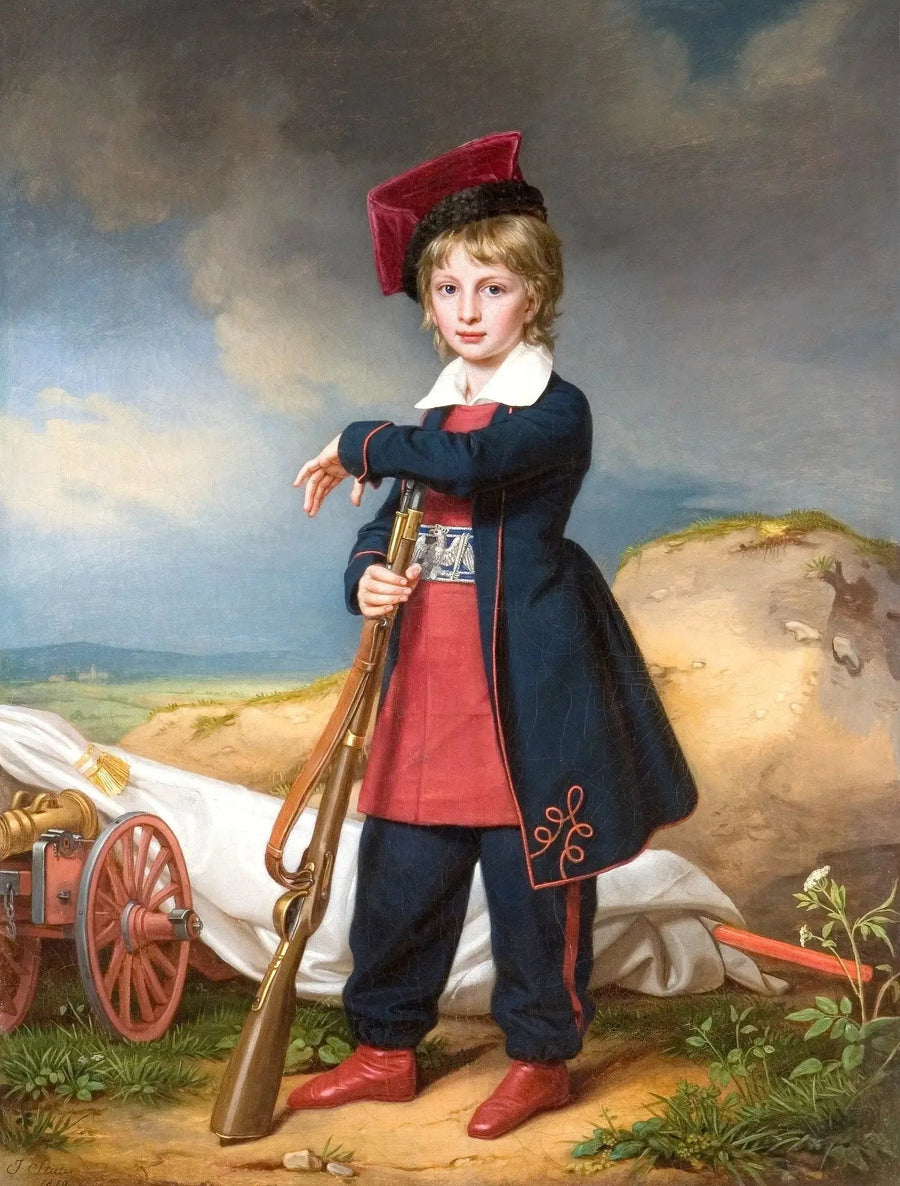 Porträtt av hertigen av Reichstadt i polsk militäruniform - Joseph Karl Stieler