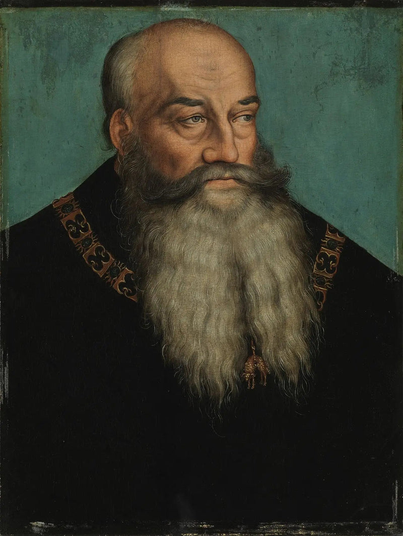 Porträtt av hertig Georg av Sachsen, kallad Georg Skäggige - Lucas Cranach den äldre