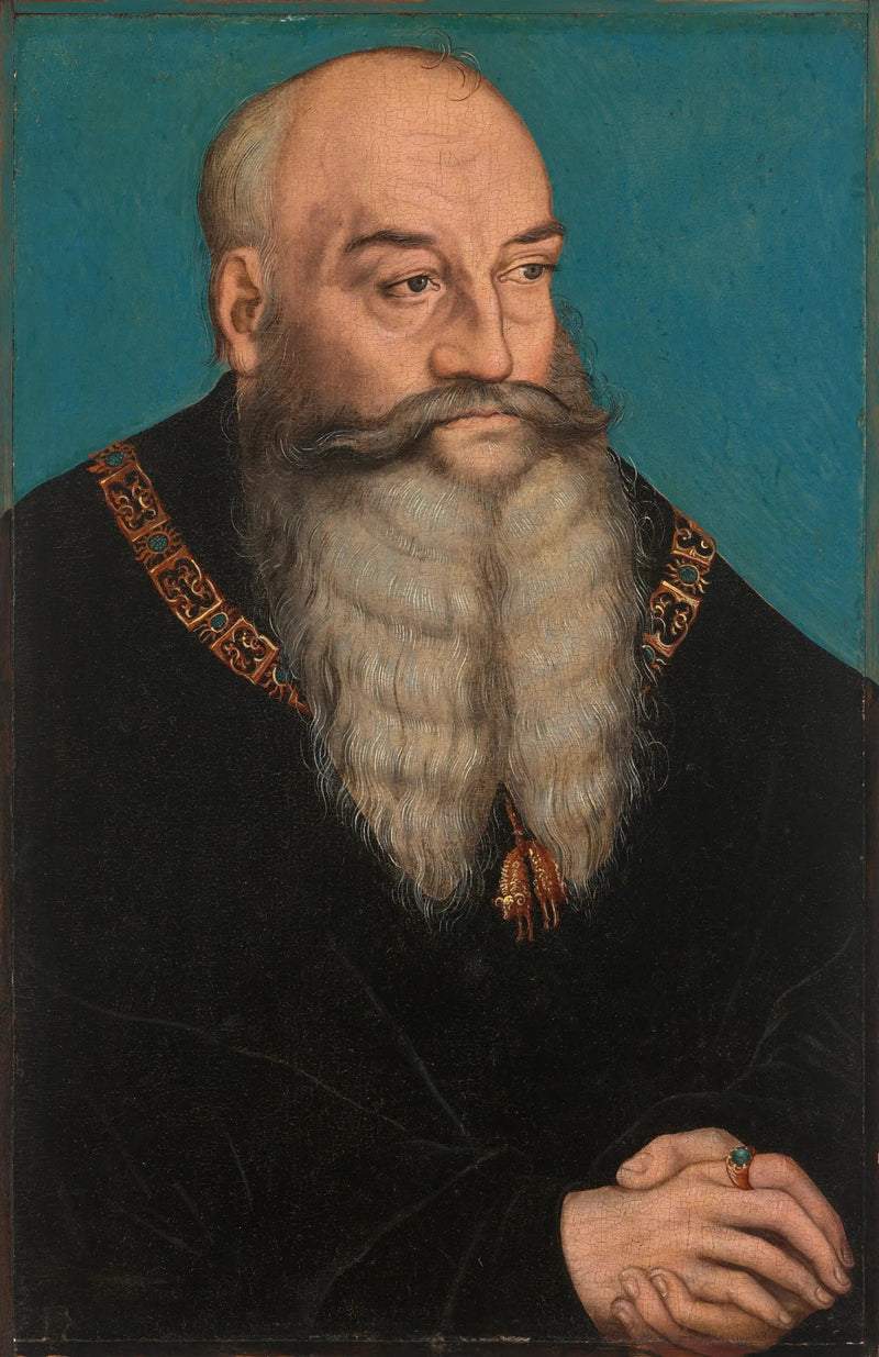 Porträtt av hertig Georg av Sachsen - Lucas Cranach den äldre