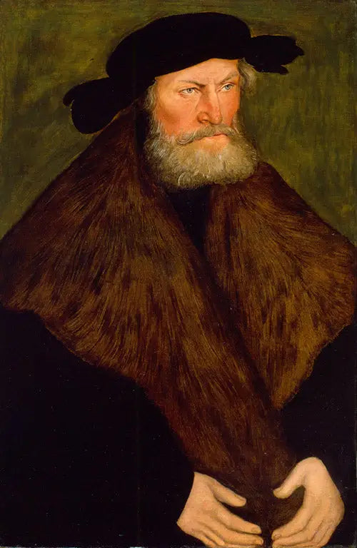 Porträtt av hertig Henri den fromme av Sachsen - Lucas Cranach den äldre