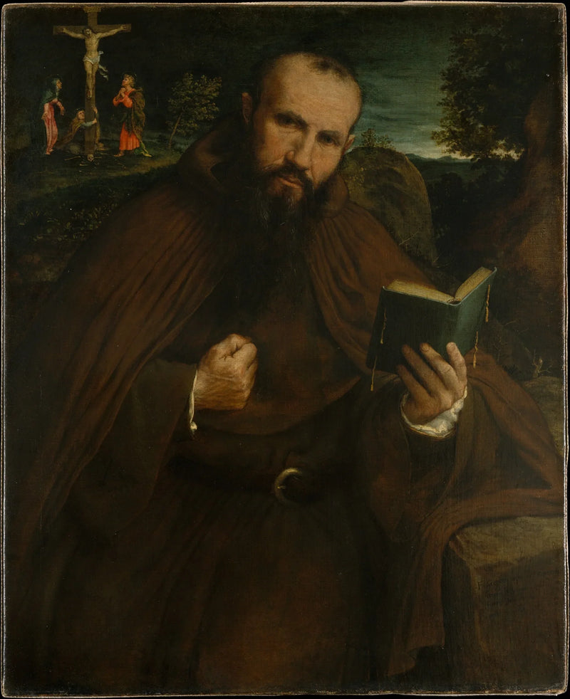 Porträtt av broder Gregorio Belo från Vicence - Lorenzo Lotto
