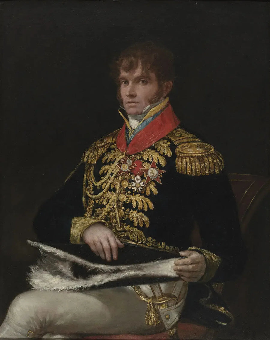 Porträtt av general Nicolas Philippe Guye - Francisco de Goya