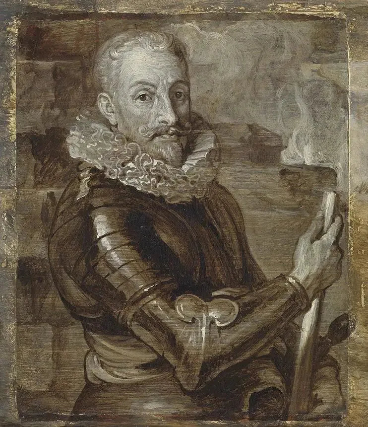 Porträtt av general Tilly - Antoine van Dyck